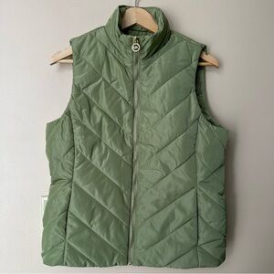 Michael Kors chevron puffer vest size M